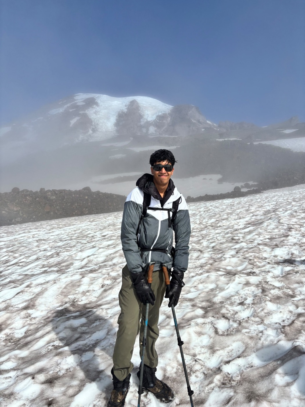 On the mountain